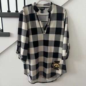 Game Day Couture Iowa Hawkeye Top